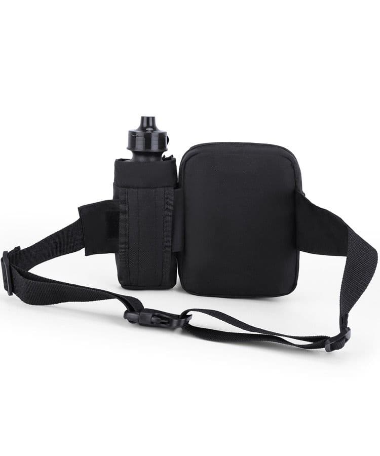 Kombat UK Pioneer Waist Bag With Bottle Holder - Black - Image 3