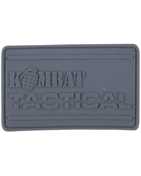 Kombat UK PVC Tactical Patch - Gunmetal Grey