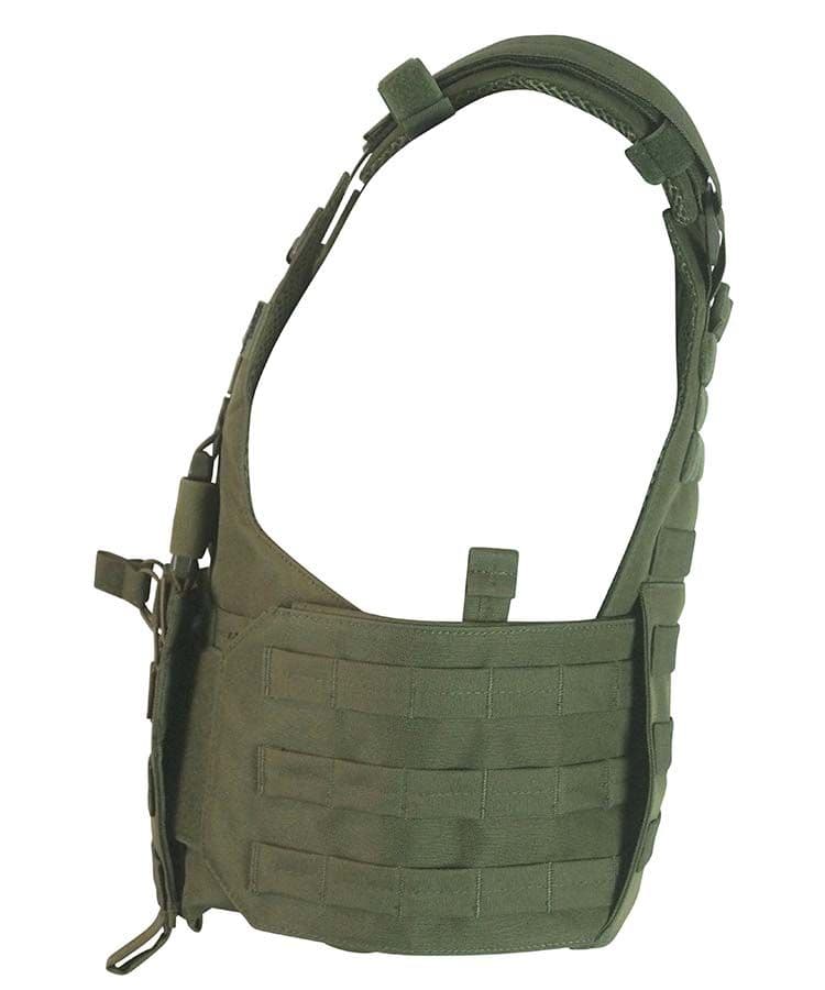 Kombat UK Raider Buckle-Tek Plate Carrier Vest - Olive - Image 2