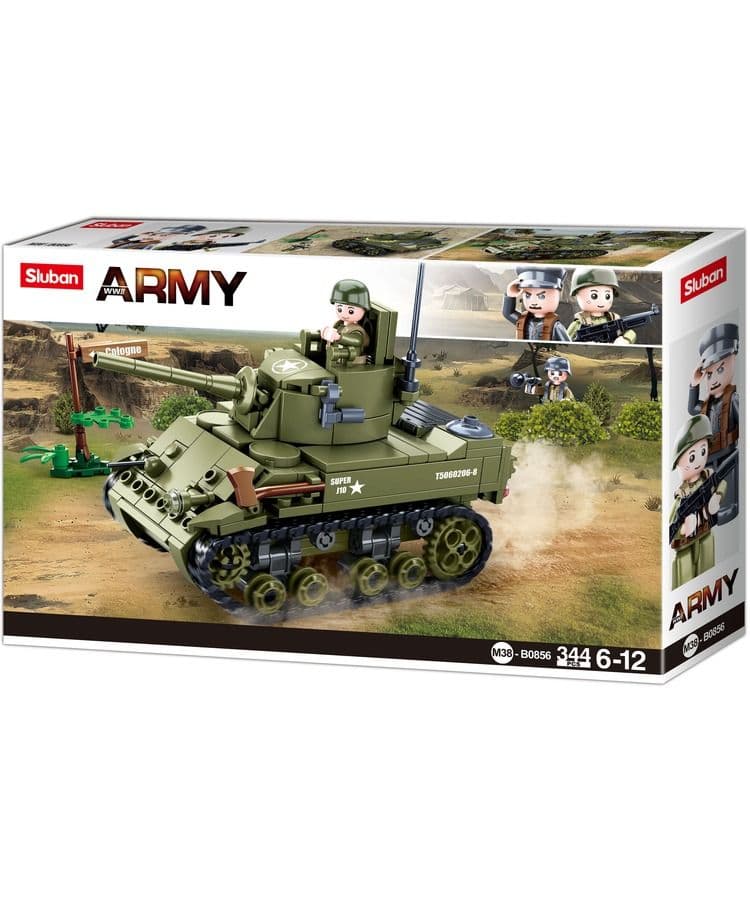 Kombat UK Sluban Small Allied Tank Model Kit - B0856 - Image 2