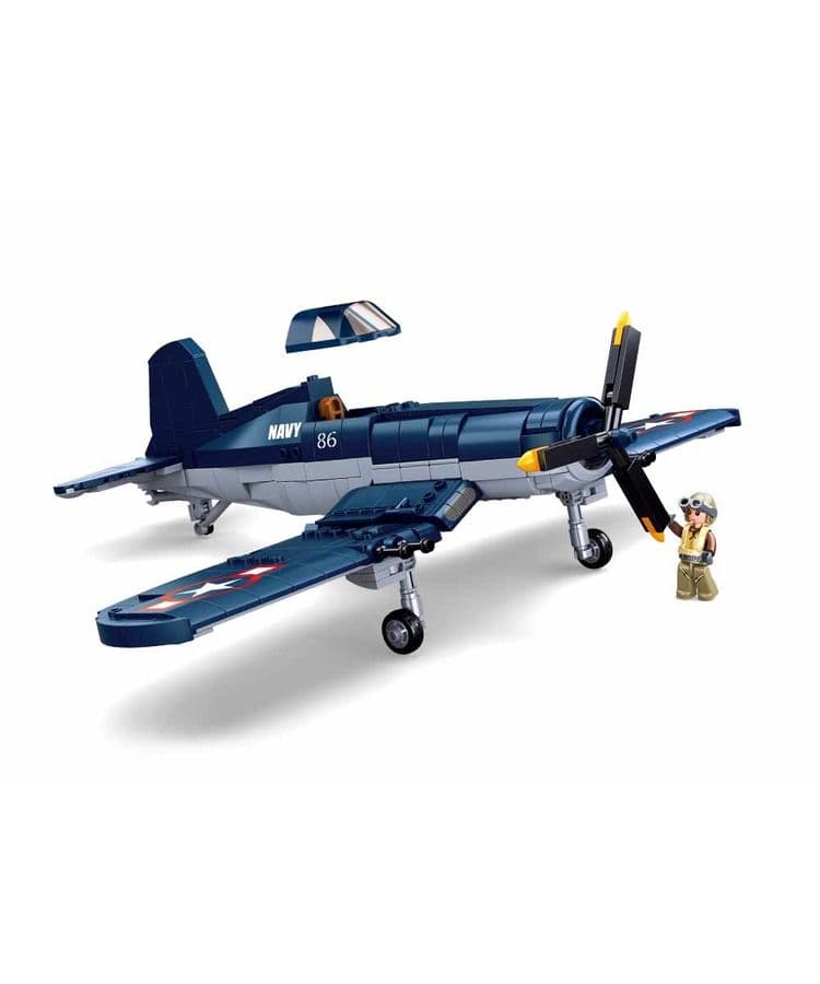 Kombat UK Sluban F4U Fighter Building Block Set - B1109 - Image 2