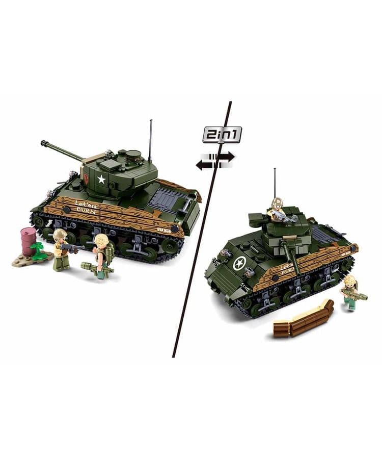 Kombat UK Sluban Sherman Building Block Set - B1110 - Image 2