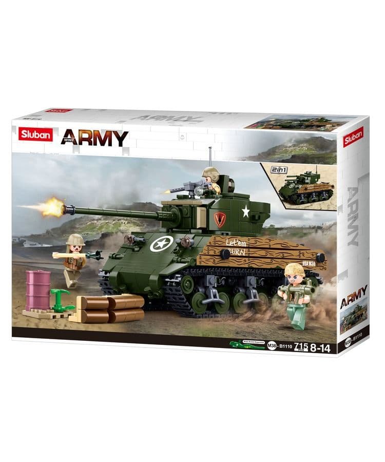 Kombat UK Sluban Sherman Building Block Set - B1110 - Image 3
