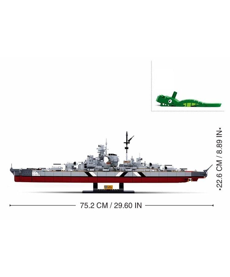 Kombat UK Sluban Battleship Building Blocks Set - B1102 - Image 2