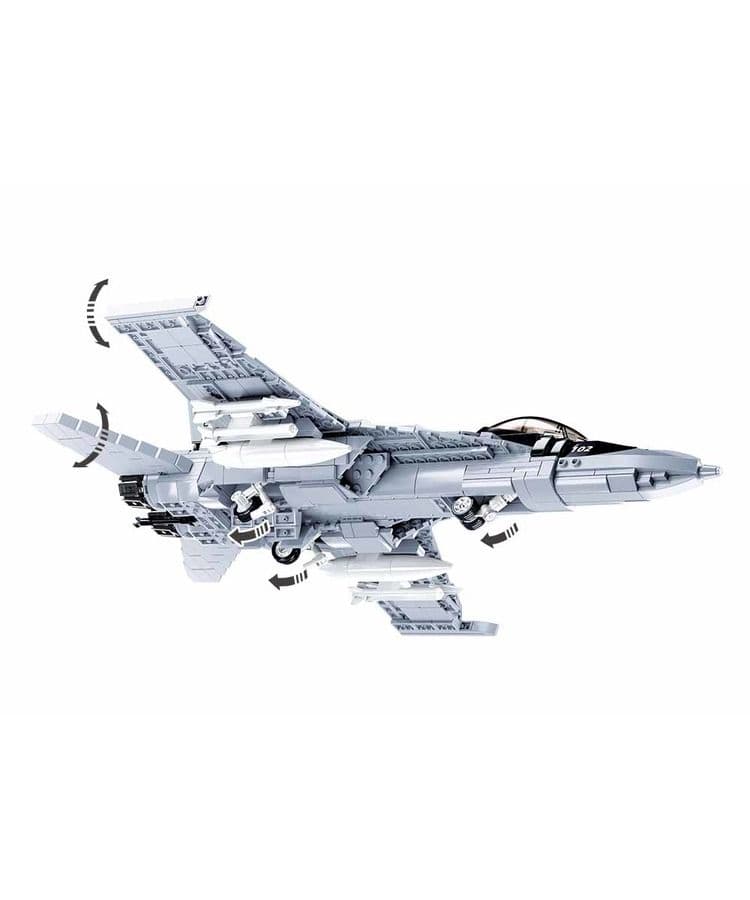 Kombat UK Sluban Fighter Aircraft F18 Building Block Set - B0928 - Image 3