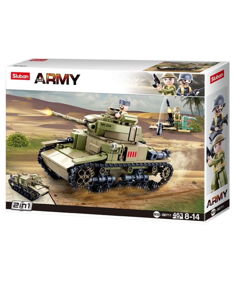 Kombat UK Sluban Medium Italian Tank Model Building Kit - B0711 - Image 4