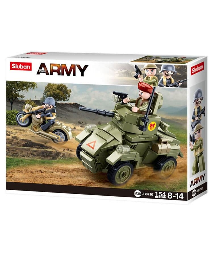 Kombat UK Sluban Small English Armoured Vehicle Model Kit - B0710 - Image 3