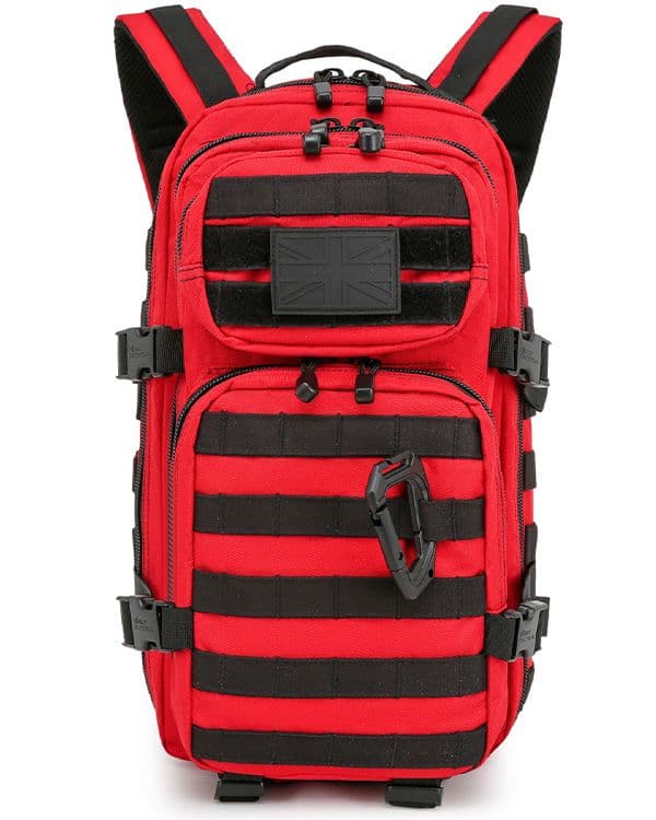 Kombat UK Small Molle Assault Pack- 28 Litre - Red - Image 2