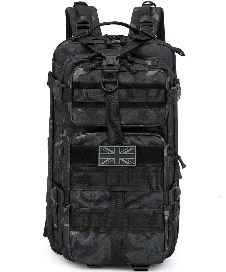 Kombat UK Stealth Pack - 25 Litre - BTP Black Backpack - Image 2
