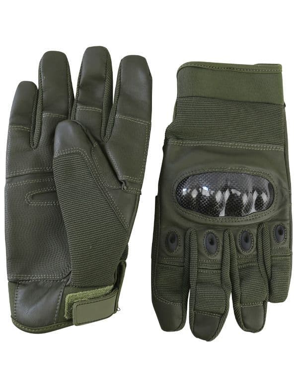 Kombat UK Tactical Predator Gloves - Olive - Image 2