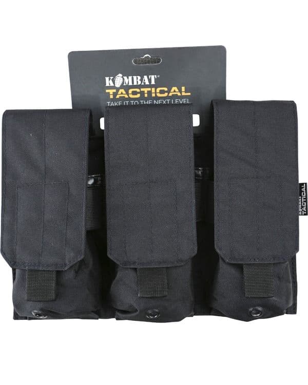 Kombat UK Triple Original Style Magazine Pouch - Black - Image 3