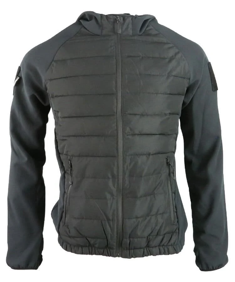 Kombat UK Venom Tactical Padded Jacket in Black - Image 2