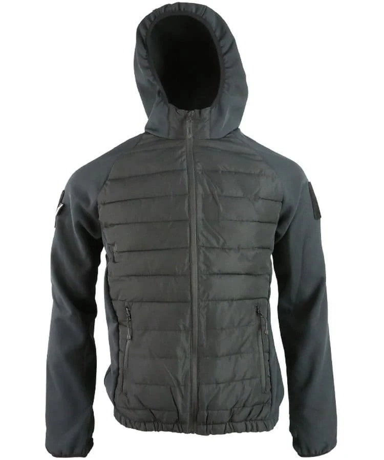 Kombat UK Venom Tactical Padded Jacket in Black - Image 4