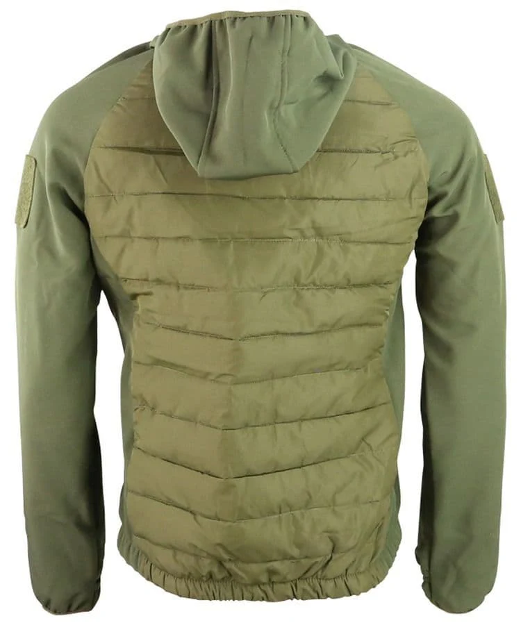 Kombat UK Venom Tactical Padded Jacket in Olive Green - Image 3