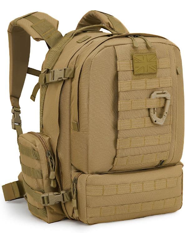 Kombat UK Viking Patrol Pack 60-Litre Backpack - Coyote Brown - Image 4