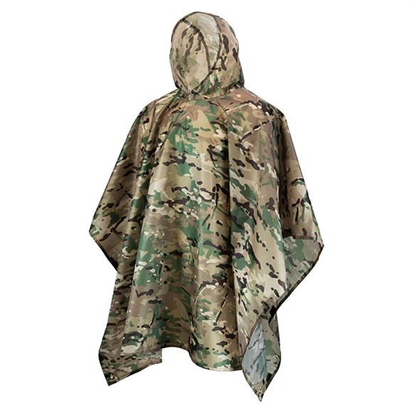 Mil-Com Waterproof Military-Style Poncho - Image 3