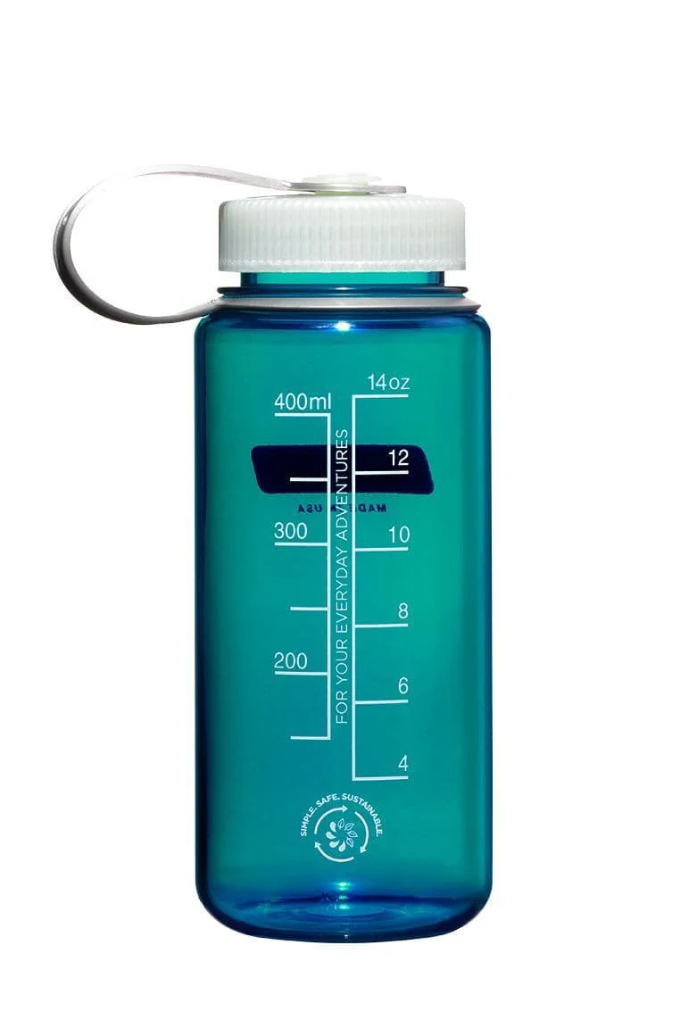 Nalgene 16oz / 0.5L Wide Mouth Sustain Water Bottle - Trout Green - Image 2
