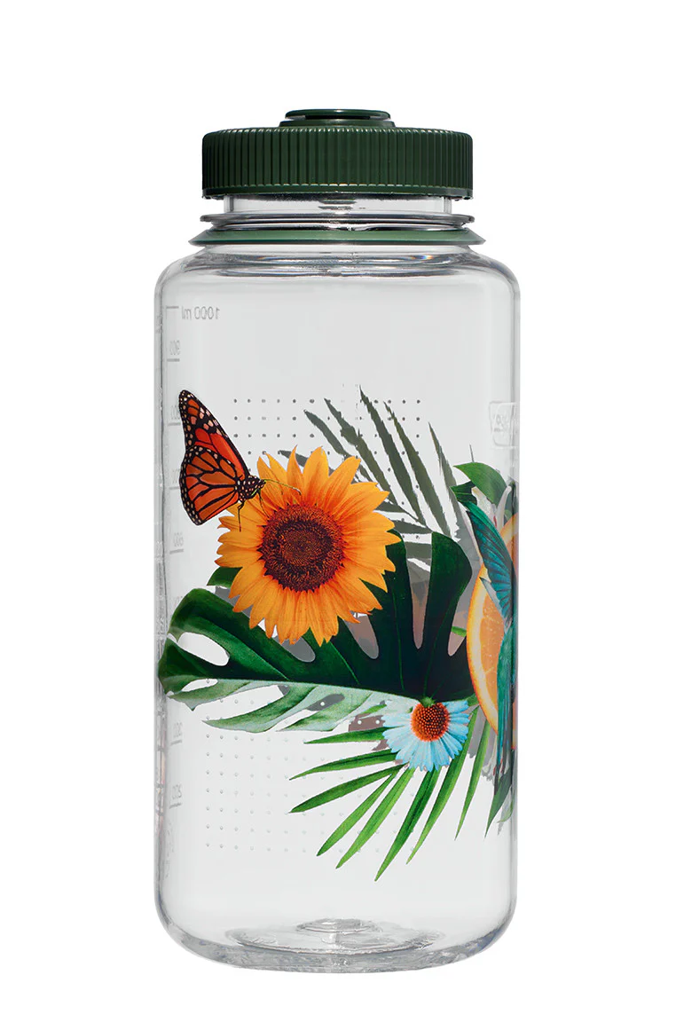 Nalgene 32oz / 1L Sustain Wide Mouth Bottle -Citrus Humming Bird - Image 2