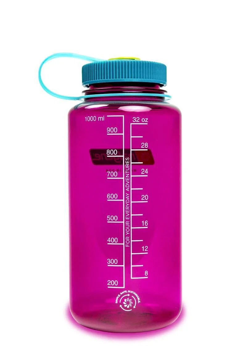 Nalgene 32oz / 1L Wide Mouth Sustain Water Bottle - Egg Plant - Image 2