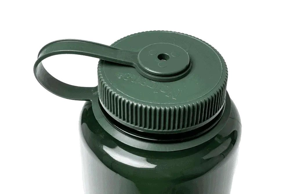 Nalgene 32oz / 1L Wide Mouth Sustain Water Bottle - Monochrome Jade - Image 2