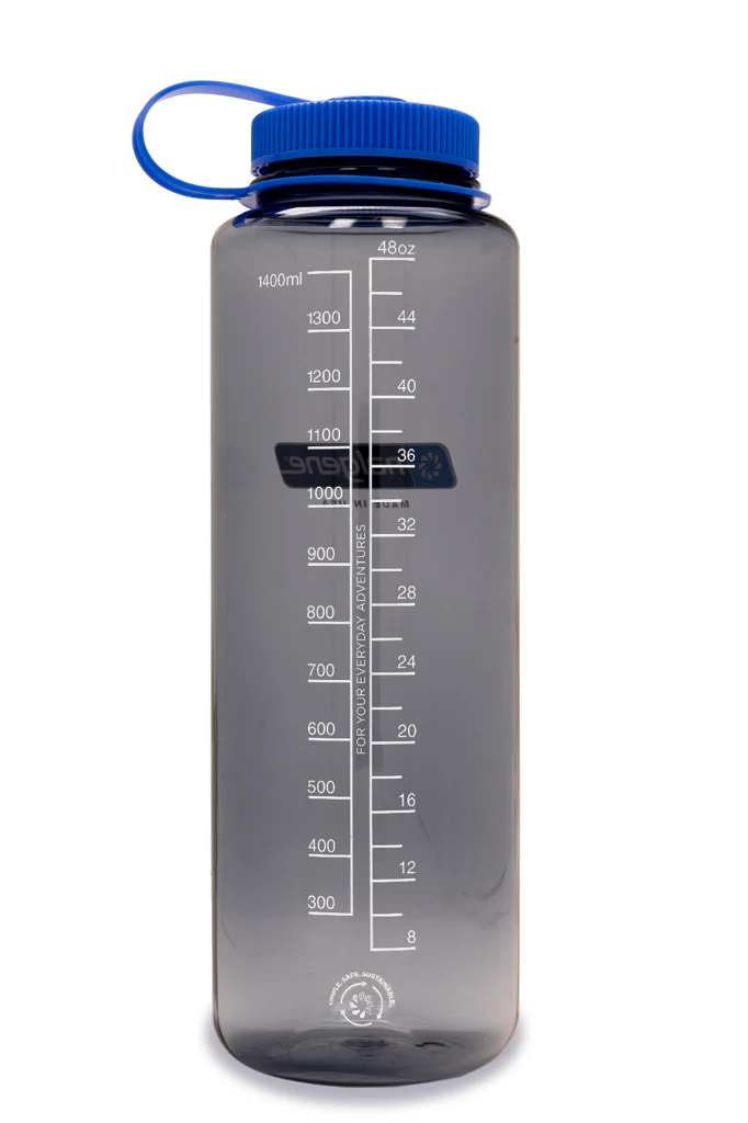 Nalgene 50oz / 1.5L Sustain Wide Mouth Bottle - Grey - Image 2