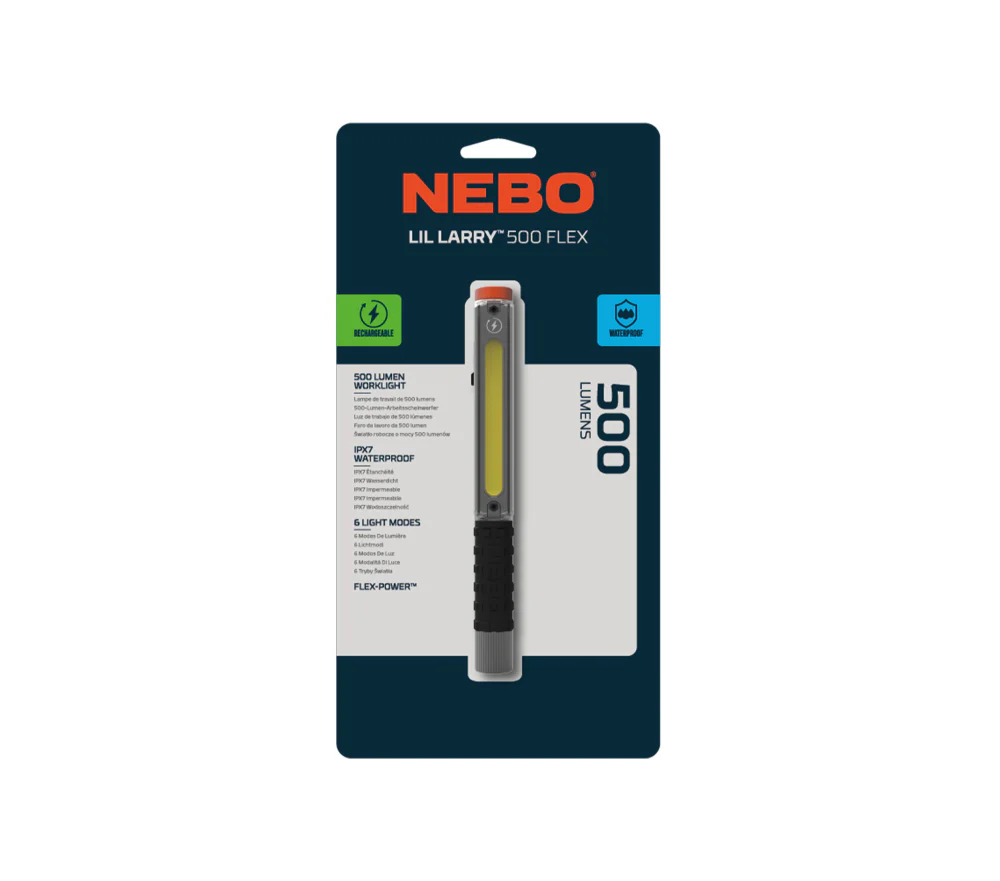 Nebo Lil Larry 500 Flex Work Light - Multi-functional - Image 3
