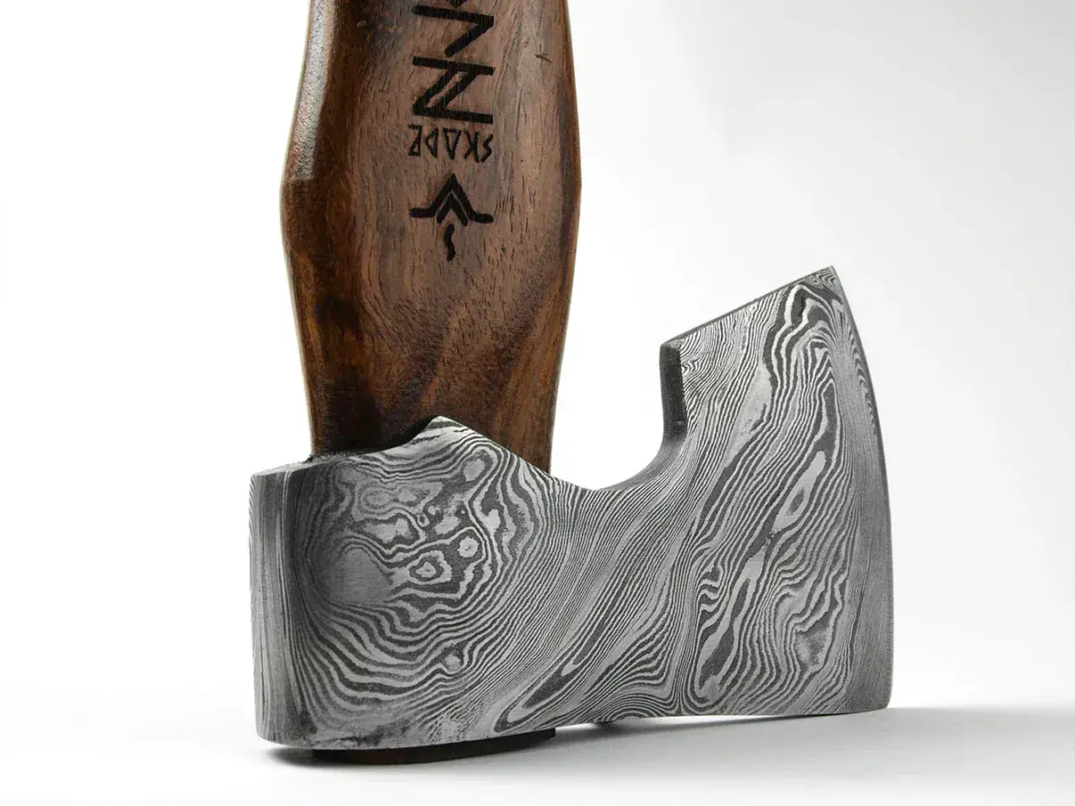 Njord Skade Damascus Compact Axe - Image 2