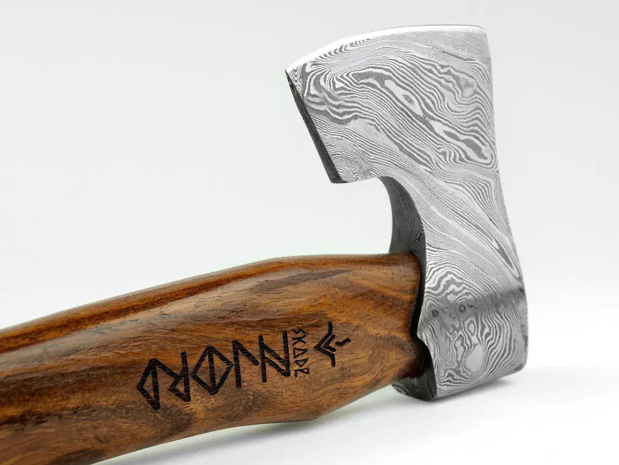 Njord Skade Damascus Compact Axe - Image 4