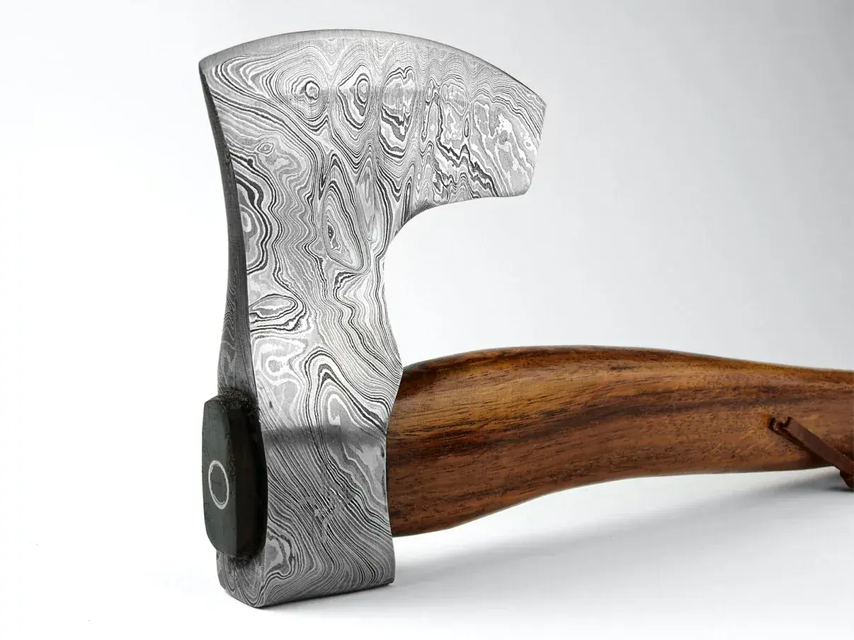 Njord Vidar Viking Medium Damascus Axe - Image 4
