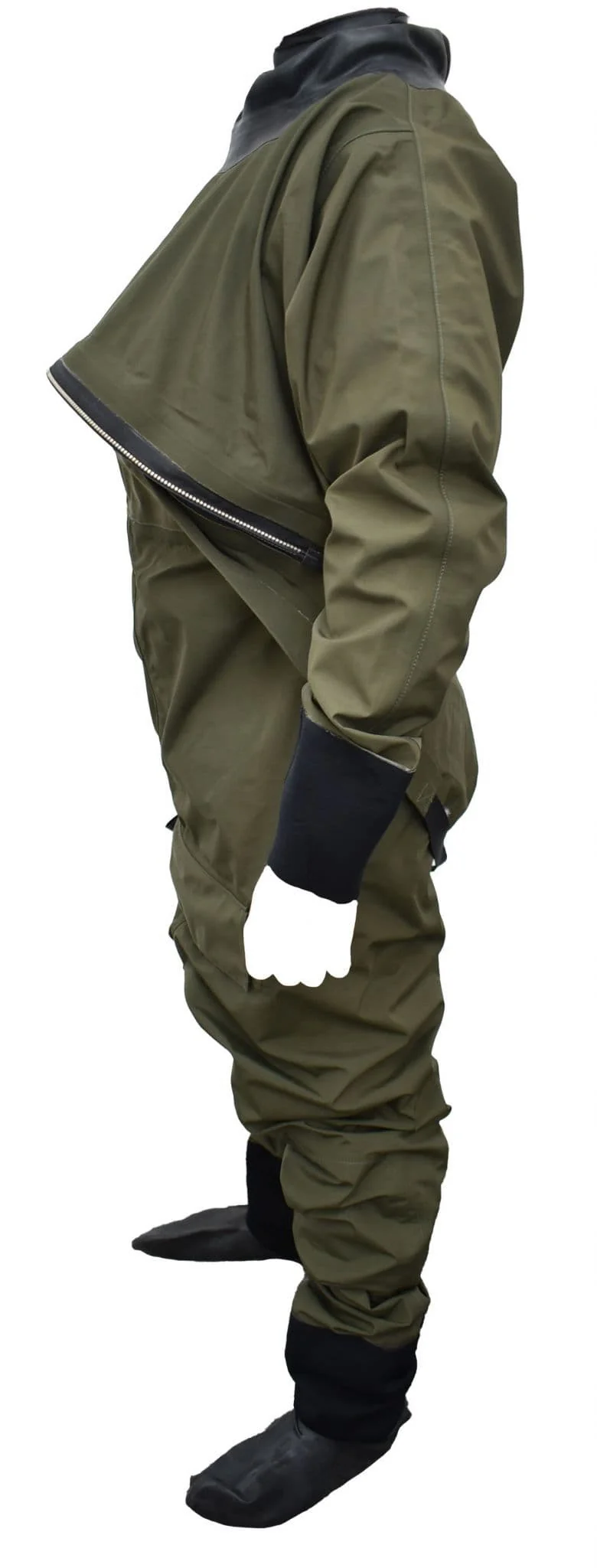 Northern Diver Olive Lightweight Immersion Dry Suit - Image 2