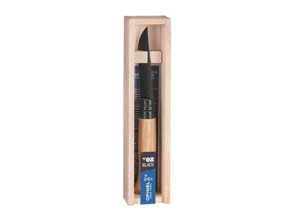 Opinel N°08 Black Oak Knife - Image 4