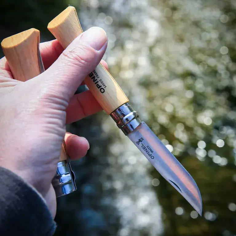 Opinel No.7 Classic Stainless Steel Folding Knife - Image 7