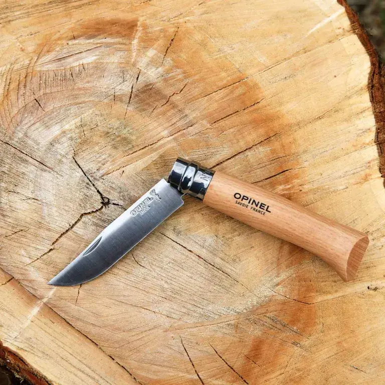 Opinel No.8 Classic Stainless Steel Folding Knife - Image 5