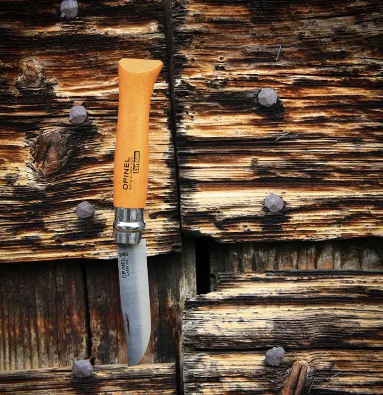 Opinel No.9 Classic Carbon Steel Folding Knife - Image 3