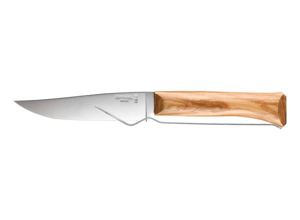 Opinel Olive Cheese Knife & Fork Set - Image 2
