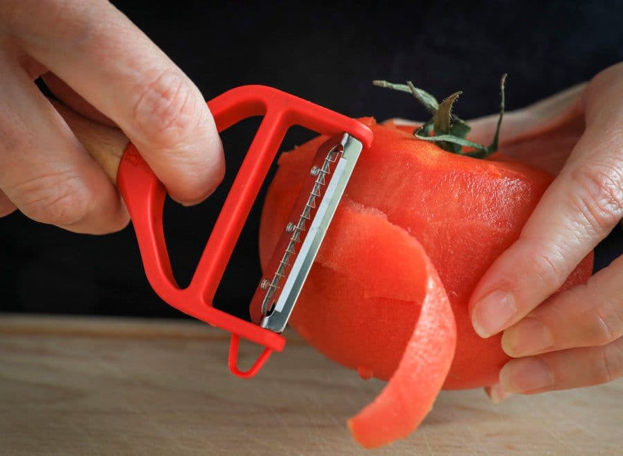 Opinel T-Duo Wood Peeler - Red - Image 2