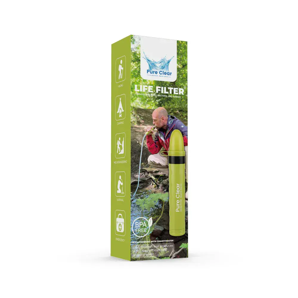 Pure Clear Life Filter Survival Straw - Green - Image 3