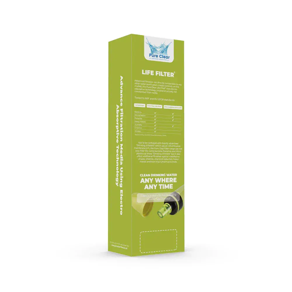 Pure Clear Life Filter Survival Straw - Green - Image 4