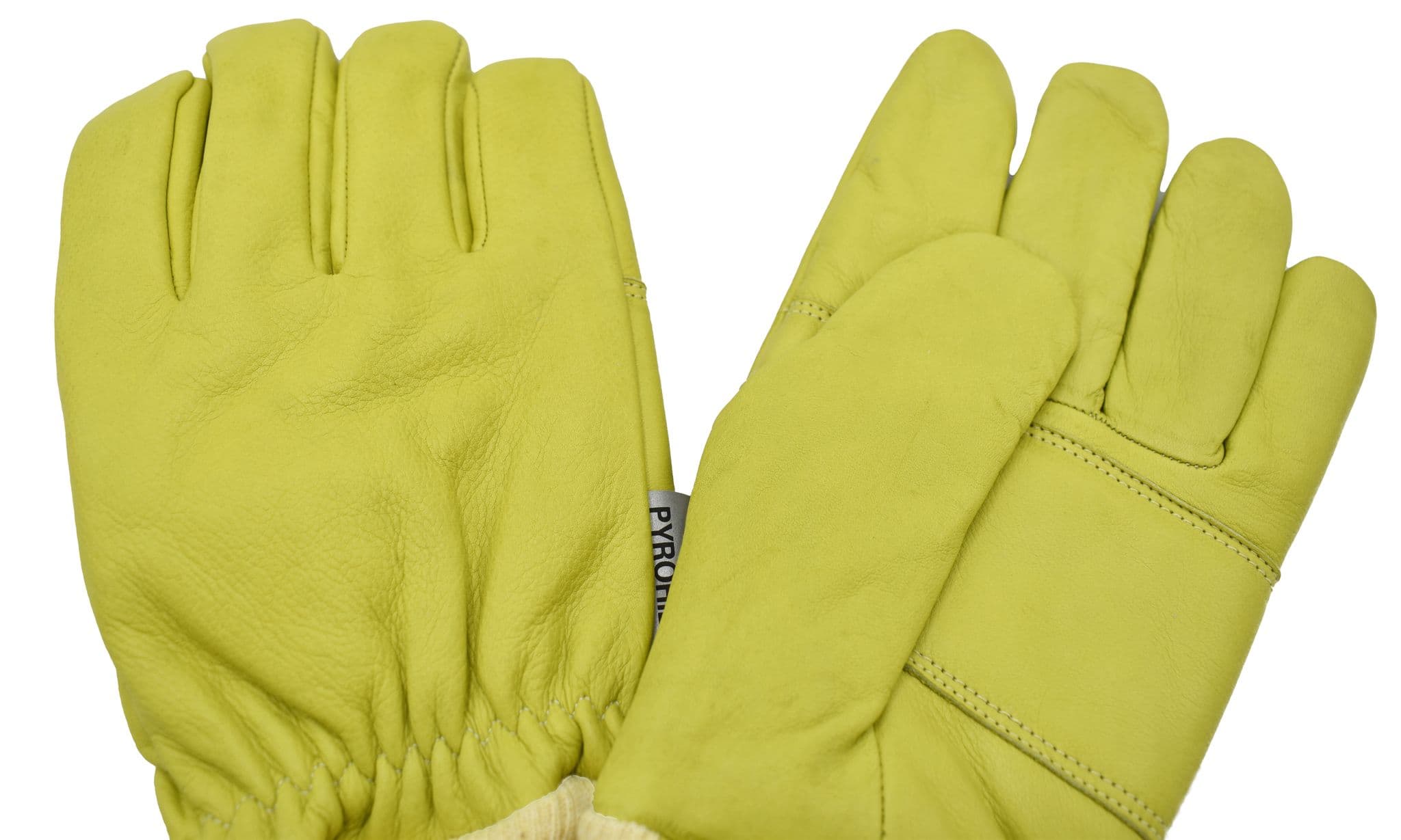 Pyrohde/Crosstech Fire Fighters Gloves- Lime - Image 2
