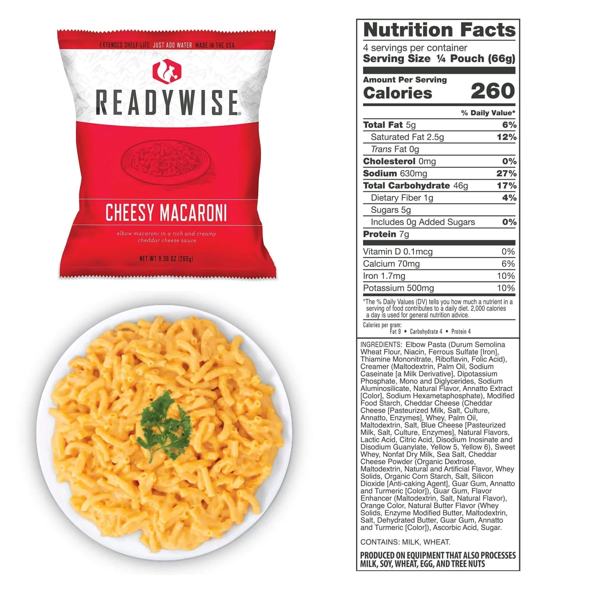 ReadyWise 60 Serving Entree Freeze Dried Vegetarian Meals - Image 6