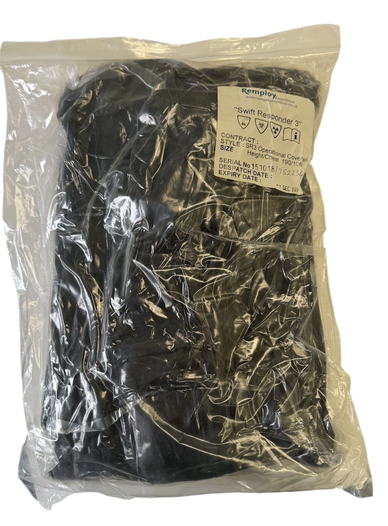 Remploy Swift Responder 3 CBRN Coverall - Brand New Sealed - Image 3