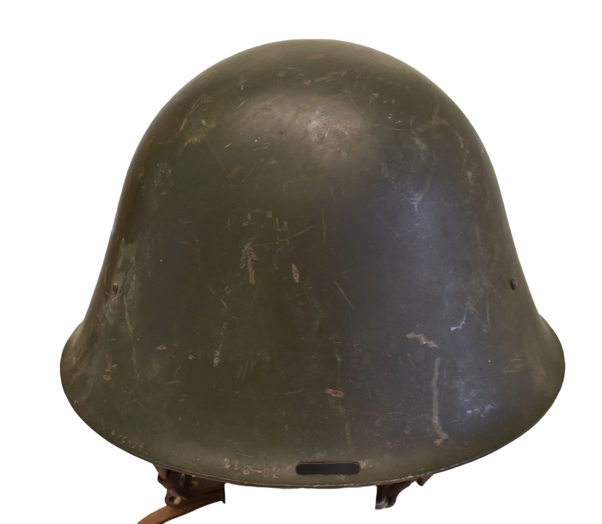 Romanian Army M73 Olive Steel Helmet - Image 2