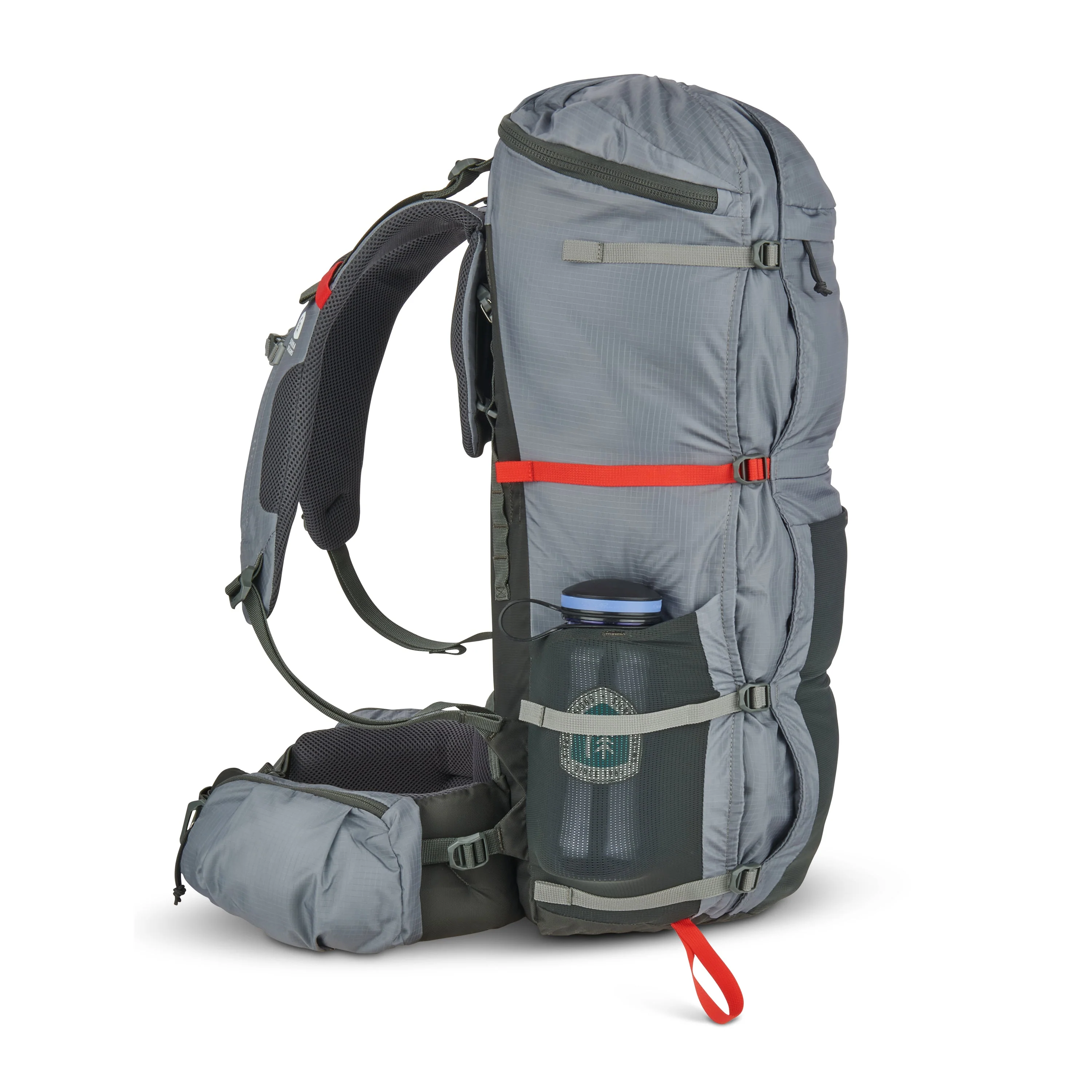 Sierra Designs Flex Trail 40L-60L Backpack Bag - Wild Dove/Peat - Image 2
