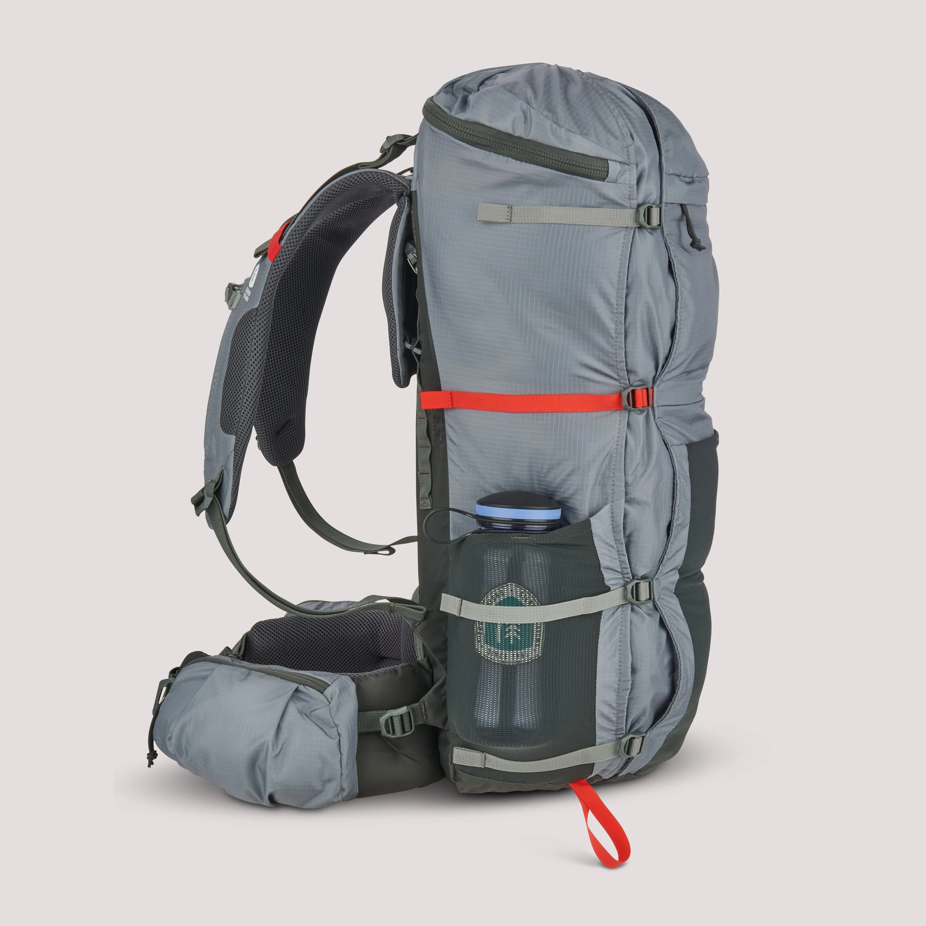 Sierra Designs Flex Trail 40L-60L Backpack Bag - Wild Dove/Peat - Image 20