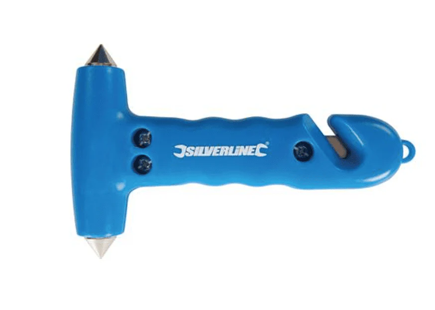 Silverline Emergency 150mm Hammer & Belt Cutter - Image 2