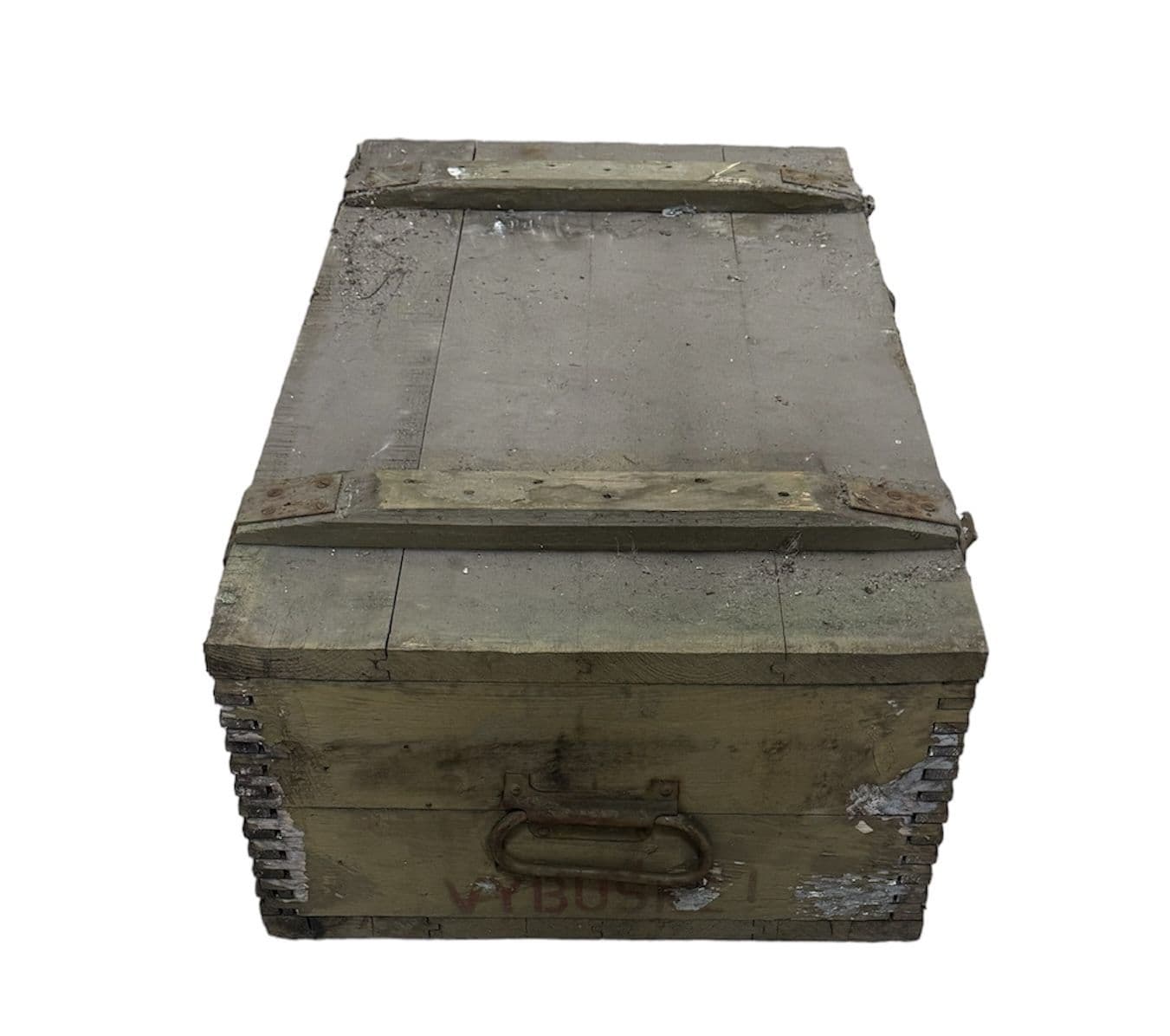 Soviet Military Large Wooden Ammo Box Crate V2 - Image 3