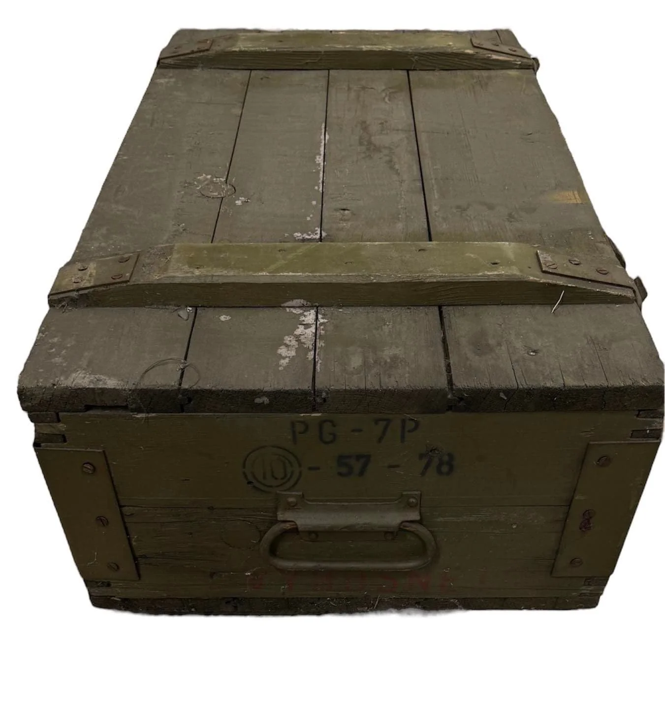 Soviet Military Large Wooden Ammo Box Crate V4 - Image 3