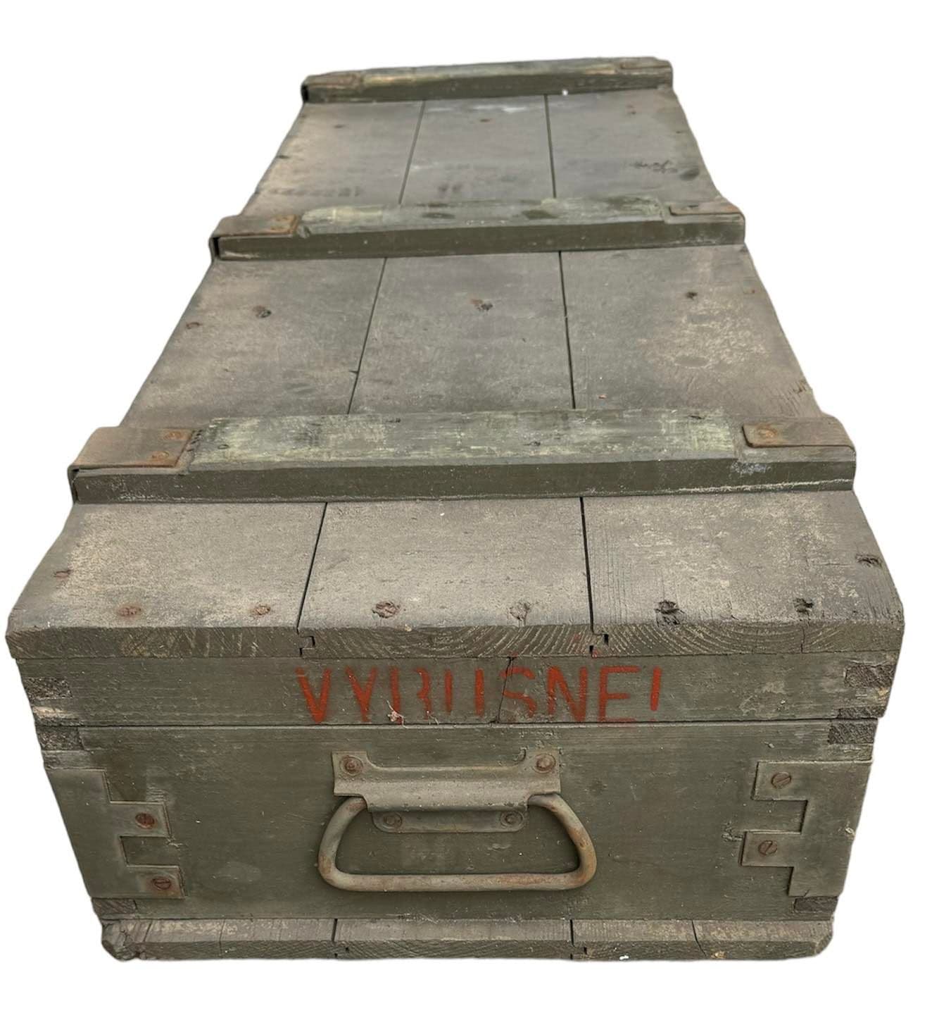Soviet Military Massive Wooden Crate - Image 2