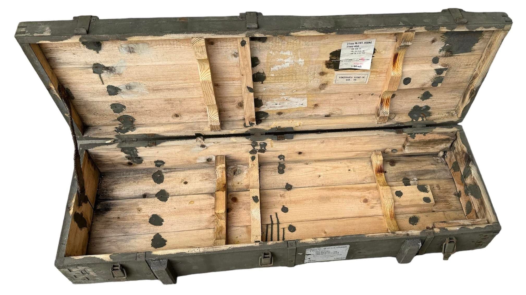 Soviet Military Massive Wooden Crate - Image 5