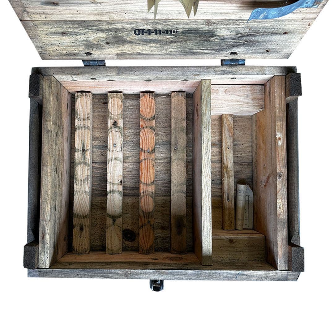 Soviet Wooden Explosive Ammo Box Crates - Image 3